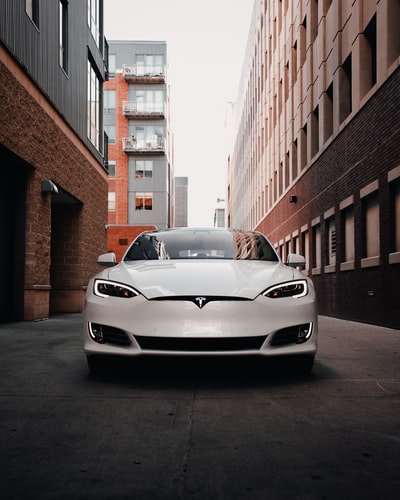 white coupe
